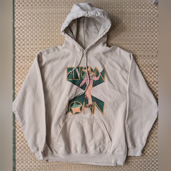 Elton John Other - RARE Elton John Farewell Yellow Brick Road Tour 2022 Hoodie Men's Size Large